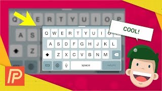 How To Turn On The OneHanded Keyboard On iPhone [upl. by Nolham]