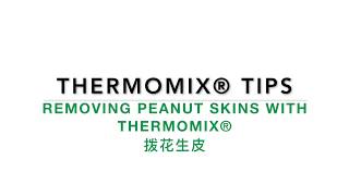 Thermomix® Tips amp Tricks  Using Thermomix® to remove peanut skin [upl. by Enamrahc]