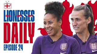 quotBeing in the Semi Finals is a GREAT Feelingquot  Jill Scott amp Demi Stokes  Lionesses Daily Ep 24 [upl. by Atnwahsal944]