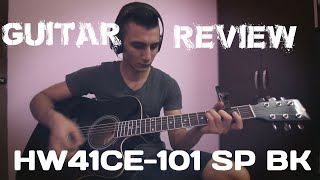 Pluto Acoustic Guitar HW41CE101 SP BK Sound Test [upl. by Sherrard]