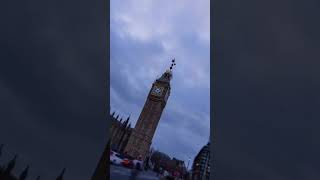 The Big Ben Sound Chimes and Tower Clock Face in the world Time Lapse [upl. by Ymmas]