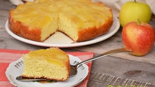 Torta di mele rovesciata con yogurt senza burro  Ricette che Passione [upl. by Charlot]