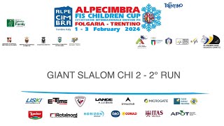 Giant Slalom CHI 2  2° run  ALPECIMBRA FIS CHILDREN CUP 2024  SPORTCULTURATV [upl. by Arimak173]