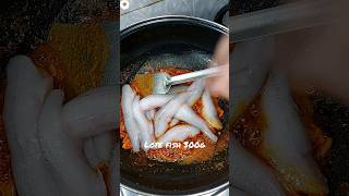 Lote macher bhurji lotefish streetfood food cooking shorts [upl. by Ennairak]