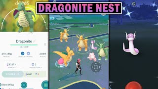 Pokemon Go Dragonite Nest Location Coordinates  How to Get Unlimited Shiny Dragonite in Pokemon Go [upl. by Urion822]