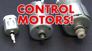 H Bridge Motor Speed Controller Tutorial [upl. by Ellesij]