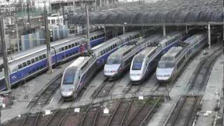 TGV à CharentonlePont 2 4km de Paris  Gare de Lyon [upl. by Ardath930]