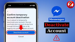 How To Deactivate Messenger Account 2024 Full Guide  Messenger Deactivation [upl. by Noelle314]