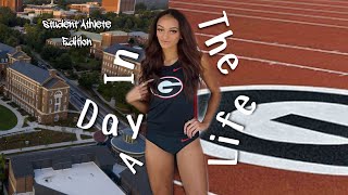 a day in the life of a student athlete at the university of georgia [upl. by Aleit]