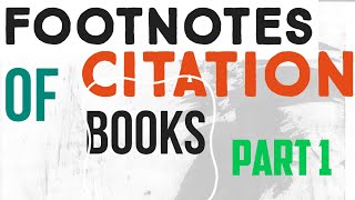 Footnotes  footnoting  citation [upl. by Phillip701]