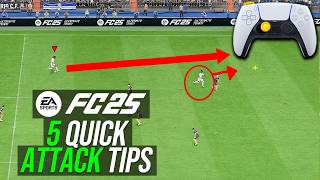 EA FC 25  5 BEST ATTACKING TIPS TO INSTANTLY IMPROVE amp SCORE MORE GOALS amp WIN MORE [upl. by Rosenfeld]