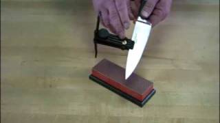 DMT Guided Sharpening with W6F Diamond Whetstone [upl. by Elatnahs]