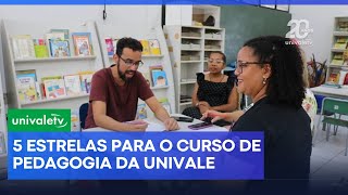 Guia da Faculdade avalia curso de Pedagogia da Univale com 5 estrelas [upl. by Atinob]