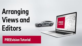How To Arrange Views and Editors  PREEvision Tutorial [upl. by Tedra]