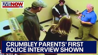 Crumbley parents first police interview shown after Oxford high school shooting [upl. by Nahoj]