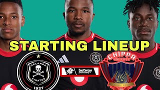 LINEUP ●  Orlando Pirates vs Chippa United Possible Starting Eleven  Predicted LineUp By Goalcom [upl. by Jozef]