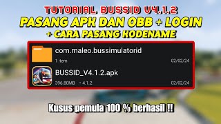 TUTORIAL LENGKAP BUSSID V412  CARA PASANG APK DAN OBB TERBARU  BUS SIMULATOR INDONESIA [upl. by Retsila]