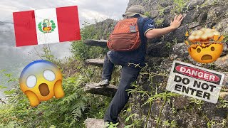 Stairs of Death  FULL ENTIRE HIKE  Wayna Huayna Picchu at Machu Picchu Peru [upl. by Chancey]