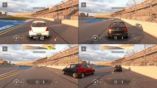 Gran Turismo 7  4 Players split screen [upl. by Deckert]