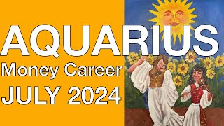 ♒️ Aquarius July 2024 💰 Overcoming your obstacles 💰 Money Career Finance Tarot Reading [upl. by Gerc753]