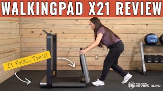 WalkingPad X21 Treadmill Review  The Most Compact Folding Treadmill [upl. by Yemrots746]