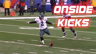 NFL Successful Onside Kick Compilation [upl. by Herrah802]