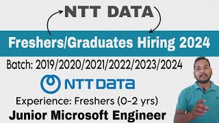 NTT DATA Freshers Hiring Opportunity  Direct Test  Freshers Off Campus Drive  Direct Selection [upl. by Lounge]