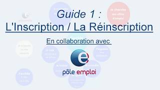 Comment sinscrire ou se réinscrire à Pôle emploi [upl. by Hagerman]