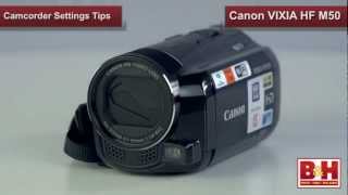 Camcorder Settings Tips [upl. by Ahnavas]