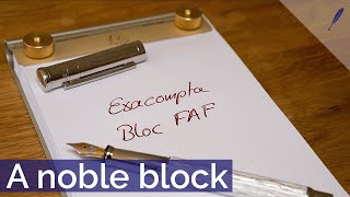 The Exacompta Bloc FAF  A desk pad  notepad you should consider Noble and useable An Review [upl. by Roland]