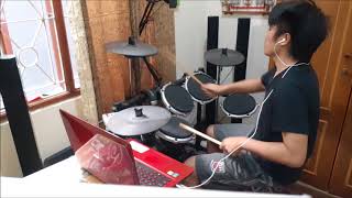 Tiga Titik Hitam DRUM COVER  BURGERKILL [upl. by Germain]