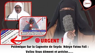 🛑 Urgent❗ Polémique sur la Cagnotte de Seyda Ndeye Fatou Fall Voilez Vous dément et précise… [upl. by Romilda4]