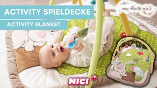 Die neue My First NICI ActivityDecke mit Spielkissen Spielbogen und 5 Figuren ist der Hit [upl. by Gerald]