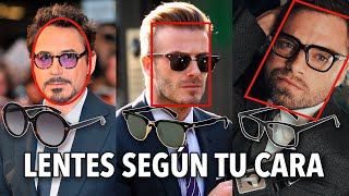 LENTES para HOMBRE según tu TIPO DE ROSTRO [upl. by Abramo]