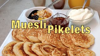 Muesli Pikelet Hotcakes cheekyricho Tutorial [upl. by Esinrahc930]