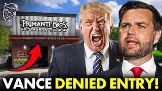 Restaurant THREATENS to Call POLICE on JD Vance SHUTS Down MAGA Event after STAGING Kamala Audience [upl. by Past]