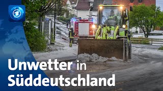 Unwetter sorgen für Überflutungen – weiterhin gibt es Warnungen [upl. by Allyn108]