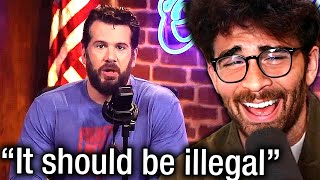 Steven Crowder is getting Divorced  HasanAbi [upl. by Maritsa644]