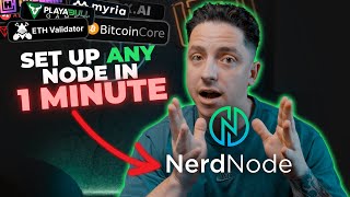 Set Up ANY Crypto Node in 1 MINUTE  NerdNode [upl. by Nelav369]