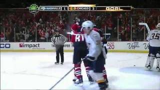 Predators  Blackhawks Game 5 42410 [upl. by Castara]