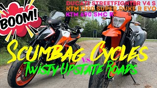 KTM Supermoto rides with FAST LITRE BIKES [upl. by Itsur28]