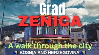 Zenica 🇧🇦 welcome to Bosnia end Herzegovina 🇧🇦 šetnja gradom [upl. by Adamec533]