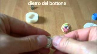 Tutorial Orecchini di Bottoni [upl. by Halsted]