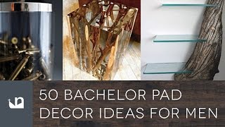 50 Bachelor Pad Decor Ideas For Men [upl. by Oirtemed]