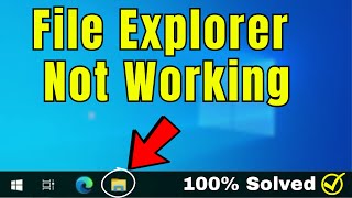 File Explorer Not Working in Windows 11107 [upl. by Stein]