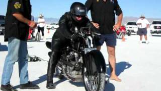 Bonneville Speed Week 2010 The Vincent Racing Team [upl. by Dranel607]