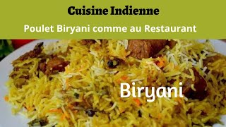 Comment preparer le biryani comment le biryani poulet [upl. by Dailey]