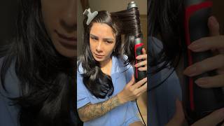 Eu sempre dou um refresh no cabelo no dia seguinte com a escova secadora da Revlon Root Booster [upl. by Rolyt]