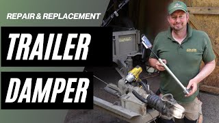 TRAILER REPAIR How to replace  fit brake damper to your Ifor Williams Brian James Bateson trailers [upl. by Bab]