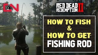 Red Dead Redemption 2  How to Fish amp How to get a Fishing Rod [upl. by Yanetruoc]